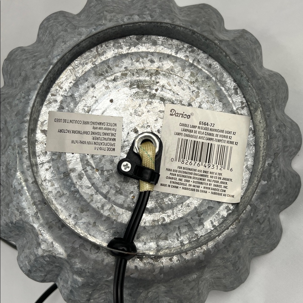 Accent Light - Silver - Candle Lamp - Rustic - Picture 8 of 9